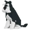 Jekca - Standard Schnauzer 04-M02 - Big - Lego - Sculpture - Construction - 4D - Brick Animals - Toys - Avvenice