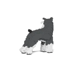 Jekca - Standard Schnauzer - Dog - 02S-M01 - Lego - Sculpture - Construction - 4D - Brick Animals - Toys - Avvenice
