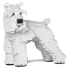 Jekca - Standard Schnauzer 02-S01 - Big - Lego - Sculpture - Construction - 4D - Brick Animals - Toys - Avvenice