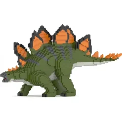 Jekca - Stegosaurus 01-M01 - Big - Lego - Sculpture - Construction - 4D - Brick Animals - Toys - Avvenice