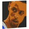 Jekca - Stephen Curry Brick Painting 04S - Lego - Sculpture - Construction - 4D - Brick Animals - Toys - Avvenice