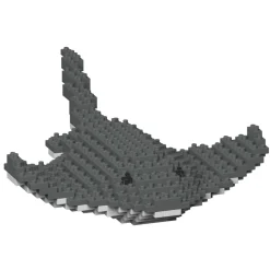 Jekca - Stingray 01S - Lego - Sculpture - Construction - 4D - Brick Animals - Toys - Avvenice