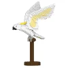 Jekca - Sulphur-Crested Cockatoo 02S - Lego - Sculpture - Construction - 4D - Brick Animals - Toys - Avvenice