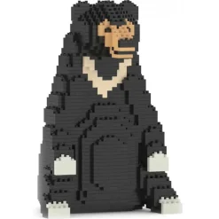 Jekca - Sun Bear 01 - Big - Lego - Sculpture - Construction - 4D - Brick Animals - Toys - Avvenice