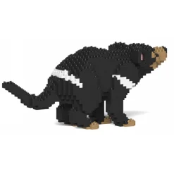 Jekca - Tasmanian Devil 01 - Big - Lego - Sculpture - Construction - 4D - Brick Animals - Toys - Avvenice