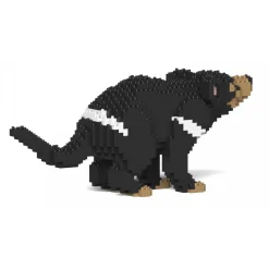 Jekca - Tasmanian Devil 01S - Lego - Sculpture - Construction - 4D - Brick Animals - Toys - Avvenice