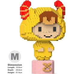 Jekca - Taurus 01 - Big - Lego - Sculpture - Construction - 4D - Brick Animals - Toys - Avvenice