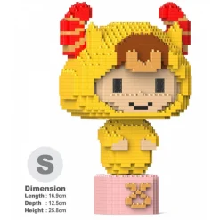 Jekca - Taurus 01S - Lego - Sculpture - Construction - 4D - Brick Animals - Toys - Avvenice