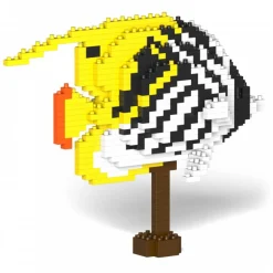 Jekca - Threadfin Butterflyfish 01 - Big - Lego - Sculpture - Construction - 4D - Brick Animals - Toys - Avvenice