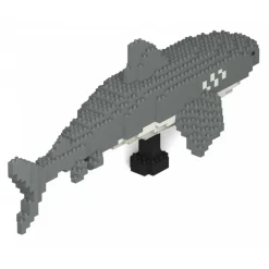 Jekca - Tiger Shark 01 - Big - Lego - Sculpture - Construction - 4D - Brick Animals - Toys - Avvenice