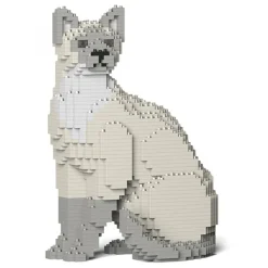 Jekca - Tonkinese Cat 01S-M02 - Lego - Sculpture - Construction - 4D - Brick Animals - Toys - Avvenice