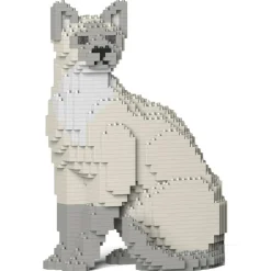 Jekca - Tonkinese Cat 01S-M02 - Lego - Sculpture - Construction - 4D - Brick Animals - Toys - Avvenice