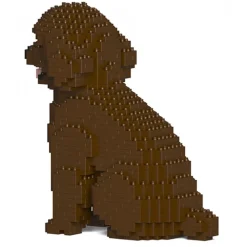 Jekca - Toy Poodle 03-M05 - Big - Lego - Sculpture - Construction - 4D - Brick Animals - Toys - Avvenice
