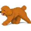 Jekca - Toy Poodle 02-M04 - Big - Lego - Sculpture - Construction - 4D - Brick Animals - Toys - Avvenice