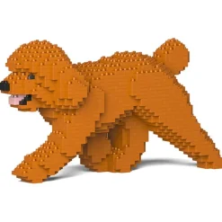 Jekca - Toy Poodle 02-M04 - Big - Lego - Sculpture - Construction - 4D - Brick Animals - Toys - Avvenice