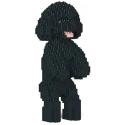 Jekca - Toy Poodle 04-M02 - Big - Lego - Sculpture - Construction - 4D - Brick Animals - Toys - Avvenice