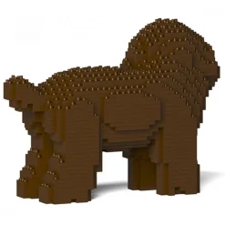 Jekca - Toy Poodle 05-M05 - Big - Lego - Sculpture - Construction - 4D - Brick Animals - Toys - Avvenice