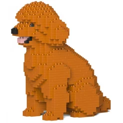 Jekca - Toy Poodle 03-M04 - Big - Lego - Sculpture - Construction - 4D - Brick Animals - Toys - Avvenice