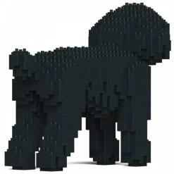 Jekca - Toy Poodle 01-M02 - Big - Lego - Sculpture - Construction - 4D - Brick Animals - Toys - Avvenice