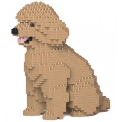Jekca - Toy Poodle 03-M03 - Big - Lego - Sculpture - Construction - 4D - Brick Animals - Toys - Avvenice