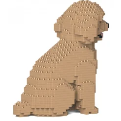 Jekca - Toy Poodle 03-M03 - Big - Lego - Sculpture - Construction - 4D - Brick Animals - Toys - Avvenice