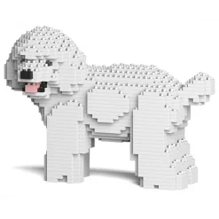 Jekca - Toy Poodle 05-M01 - Big - Lego - Sculpture - Construction - 4D - Brick Animals - Toys - Avvenice