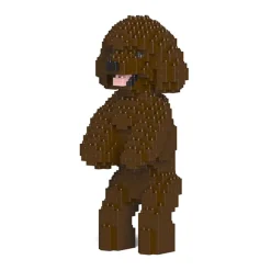 Jekca - Toy Poodle 04S-M05 - Lego - Sculpture - Construction - 4D - Brick Animals - Toys - Avvenice