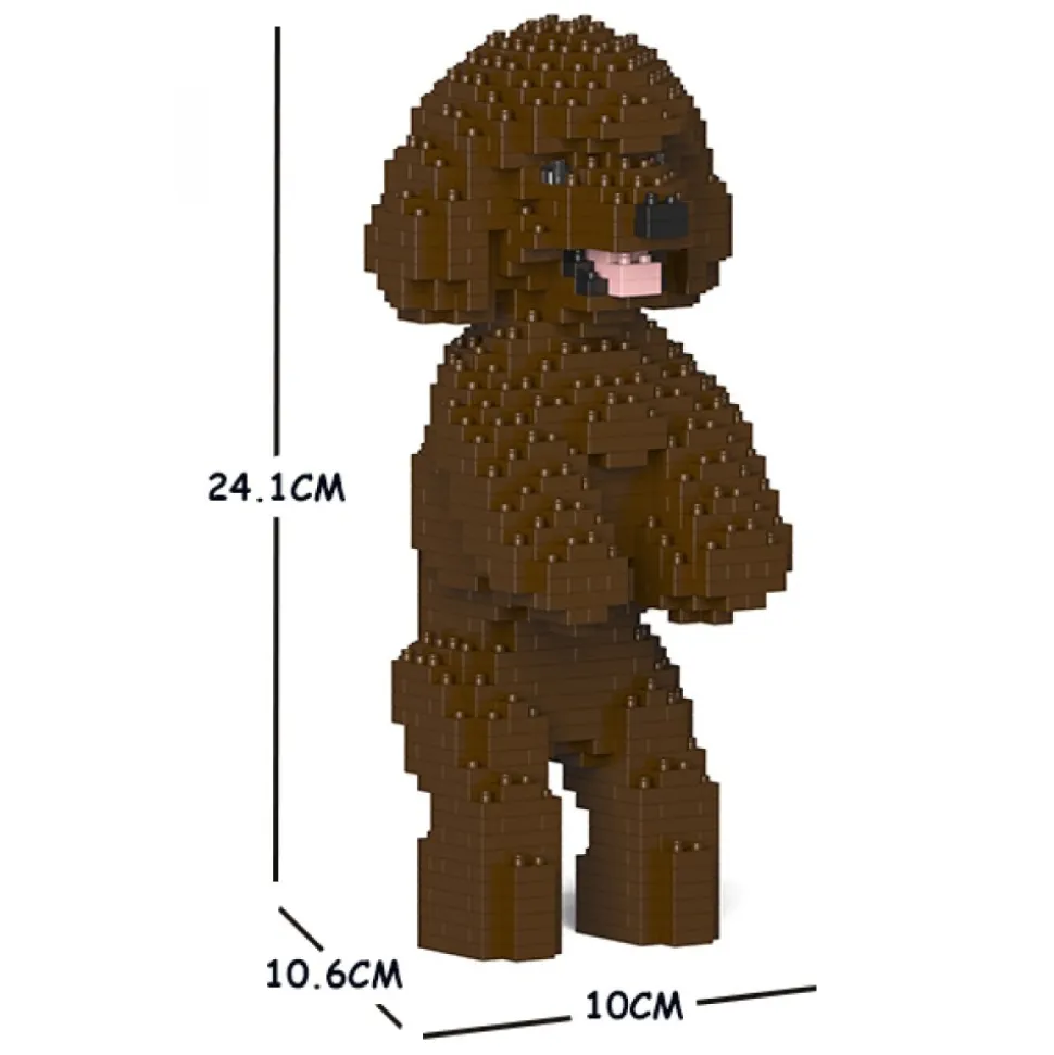 Jekca - Toy Poodle 04S-M05 - Lego - Sculpture - Construction - 4D - Brick Animals - Toys - Avvenice