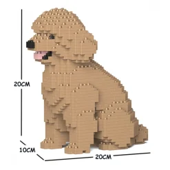 Jekca - Toy Poodle 03S-M03 - Lego - Sculpture - Construction - 4D - Brick Animals - Toys - Avvenice