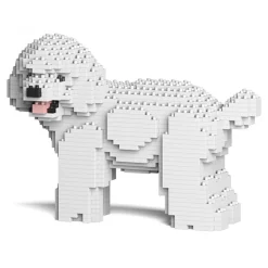 Jekca - Toy Poodle 05S-M01 - Lego - Sculpture - Construction - 4D - Brick Animals - Toys - Avvenice