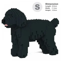 Jekca - Toy Poodle 01S-M02 - Lego - Sculpture - Construction - 4D - Brick Animals - Toys - Avvenice