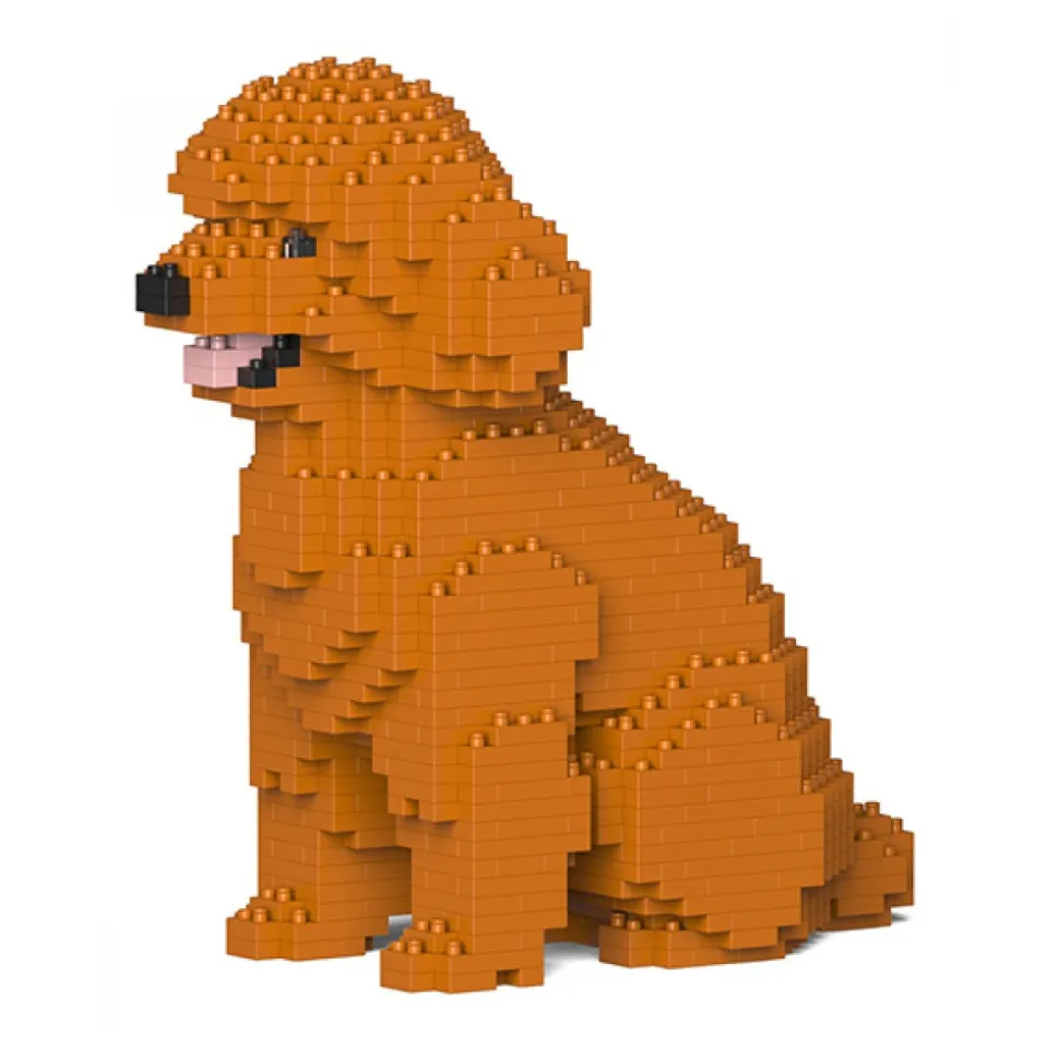 Jekca - Toy Poodle 03S-M04 - Lego - Sculpture - Construction - 4D - Brick Animals - Toys - Avvenice