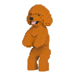 Jekca - Toy Poodle 04S-M04 - Lego - Sculpture - Construction - 4D - Brick Animals - Toys - Avvenice