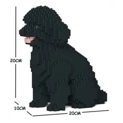 Jekca - Toy Poodle 03S-M02 - Lego - Sculpture - Construction - 4D - Brick Animals - Toys - Avvenice