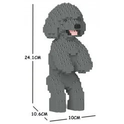 Jekca - Toy Poodle 04S-M06 - Lego - Sculpture - Construction - 4D - Brick Animals - Toys - Avvenice
