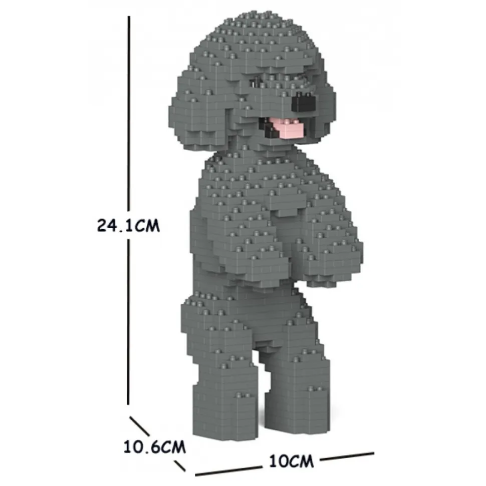 Jekca - Toy Poodle 04S-M06 - Lego - Sculpture - Construction - 4D - Brick Animals - Toys - Avvenice