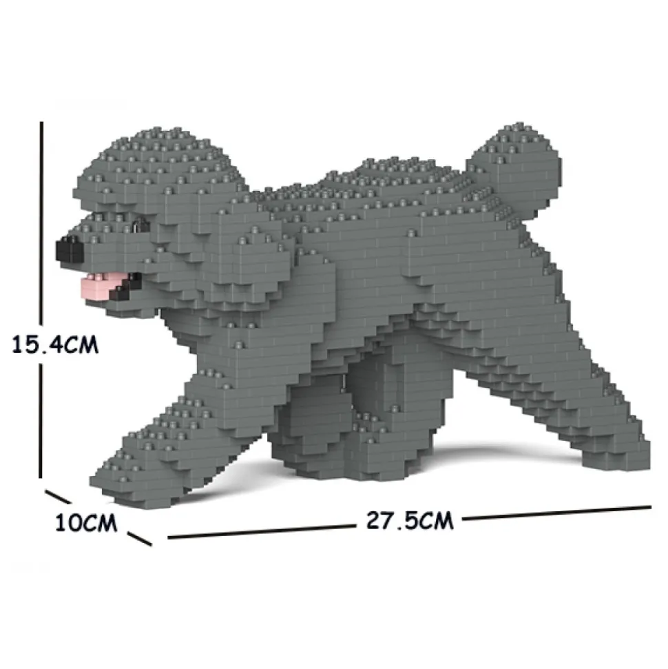 Jekca - Toy Poodle 02S-M06 - Lego - Sculpture - Construction - 4D - Brick Animals - Toys - Avvenice