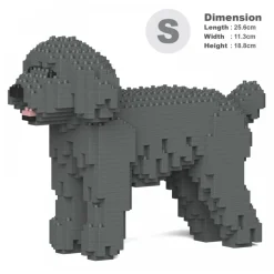 Jekca - Toy Poodle 01S-M06 - Lego - Sculpture - Construction - 4D - Brick Animals - Toys - Avvenice
