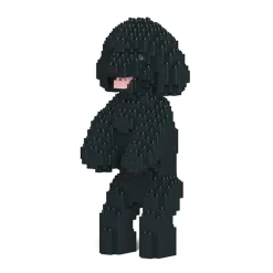 Jekca - Toy Poodle 04S-M02 - Lego - Sculpture - Construction - 4D - Brick Animals - Toys - Avvenice