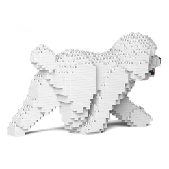 Jekca - Toy Poodle 02S-M01 - Lego - Sculpture - Construction - 4D - Brick Animals - Toys - Avvenice