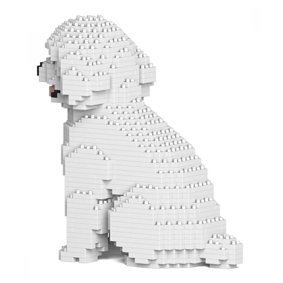 Jekca - Toy Poodle 03S-M01 - Lego - Sculpture - Construction - 4D - Brick Animals - Toys - Avvenice