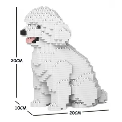 Jekca - Toy Poodle 03S-M01 - Lego - Sculpture - Construction - 4D - Brick Animals - Toys - Avvenice