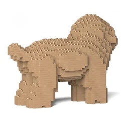 Jekca - Toy Poodle 05S-M03 - Lego - Sculpture - Construction - 4D - Brick Animals - Toys - Avvenice