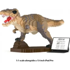 Jekca - T-Rex 02-M02 - Big - Lego - Sculpture - Construction - 4D - Brick Animals - Toys - Avvenice