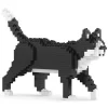 Jekca - Tuxedo Cat Mini 01 - Big - Lego - Sculpture - Construction - 4D - Brick Animals - Toys - Avvenice