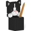 Jekca - Tuxedo Cat Pencil Cup 01S - Lego - Sculpture - Construction - 4D - Brick Animals - Toys - Avvenice