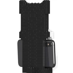 Jekca - Tuxedo Cat Phone Stand 01S - Lego - Sculpture - Construction - 4D - Brick Animals - Toys - Avvenice