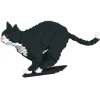 Jekca - Tuxedo Cat 06S - Lego - Sculpture - Construction - 4D - Brick Animals - Toys - Avvenice