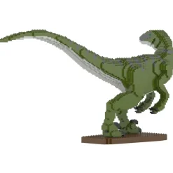 Jekca - Velociraptor 01-M01 - Big - Lego - Sculpture - Construction - 4D - Brick Animals - Toys - Avvenice