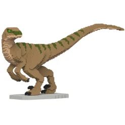 Jekca - Velociraptor 01S-M02 - Lego - Sculpture - Construction - 4D - Brick Animals - Toys - Avvenice